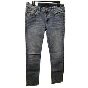 NEW- Silver Jeans Co. Suki Straight Mid Rise Curvy Size 29x32 Waist 6